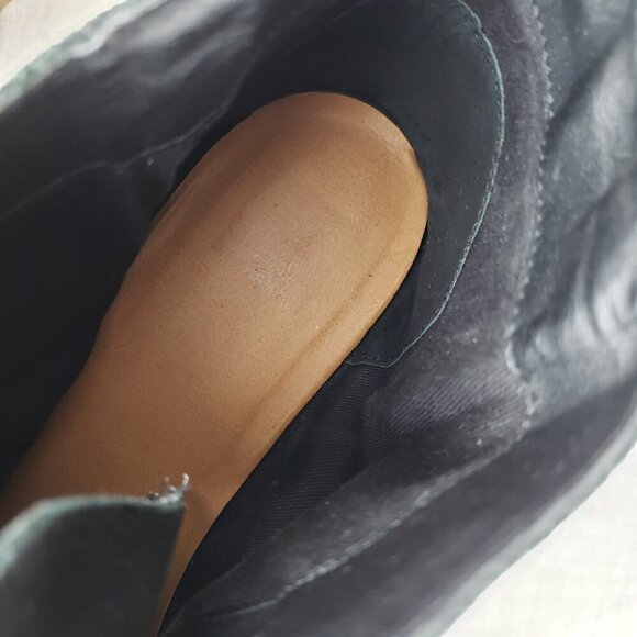 Dolce Vita Ankle Wedge Booties Black Suede Lace Up Womens Size 11 - Picture 12 of 13